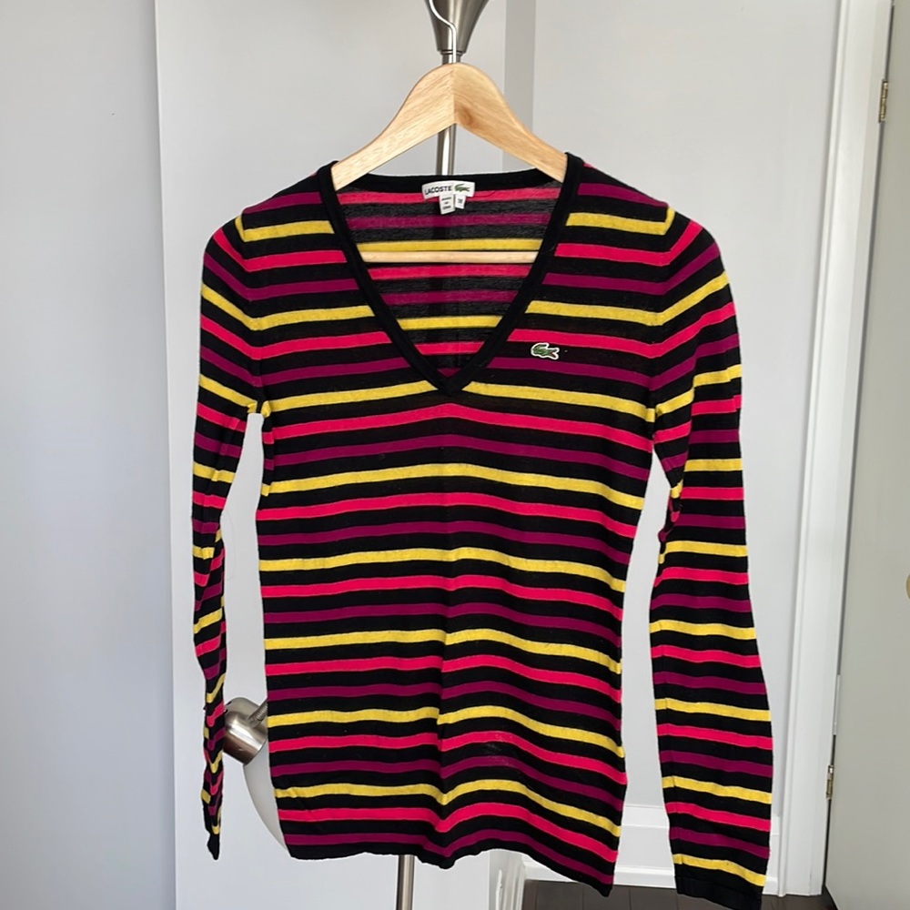 Colorful Lacoste pullover